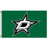 Großhandel benutzerdefinierte hoch-End nhl dallas sterne 3'x5'polyester fahnen hauptstadt d