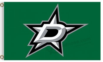 Wholesale custom high-end NHL Dallas Stars 3'x5'polyester flags capital D