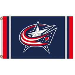 NHL Columbus Blue Jackets 3'x5'polyester flags column lines with your logo