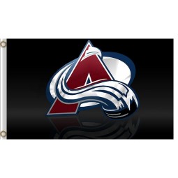 NHL Colorado Avalanche 3'x5'polyester flags inverted image with high quality