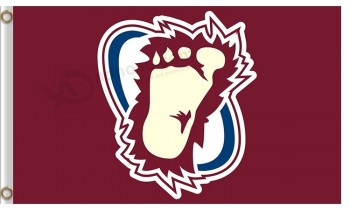 NHL Colorado Avalanche 3'x5'polyester flags big foot with high quality