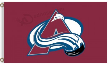 Nhl科罗拉多雪崩3'x5'polyester旗帜标志