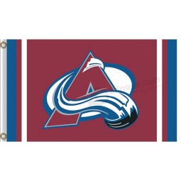 NHL Colorado Avalanche 3'x5'polyester flags column lines with your logo