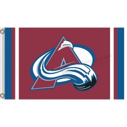 NHL colorado Avalanche 3'x5'Polyester kennzeichnet Spaltenlinien