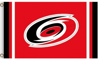 NHL Carolina Hurricanes 3'x5'polyester flags column stripes with your logo