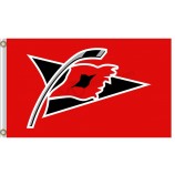 도매 주문 최고-End nhl 캐롤라이나 태풍 3'x5'polyester 깃발 하키 스틱