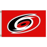 도매 주문 최고-End nhl 캐롤라이나 허리케인 '3x5'폴리 에스테르 플래그 로고
