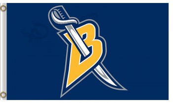 定制便宜nhl buffalo军刀3'x5'涤纶旗黄色b