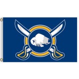Custom cheap NHL Buffalo Sabres 3'x5' polyester flags