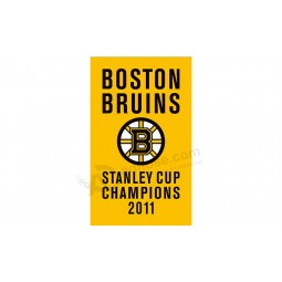 Alto personalizzato-Campione di bandiere in poliestere 3'x5 'di fine nhl boston bruins 2011