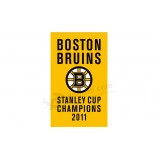 Custom high-end NHL Boston Bruins 3'x5' polyester flags champion 2011