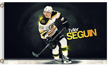 Custom high-end NHL Boston Bruins 3'x5' polyester flags teler seguin