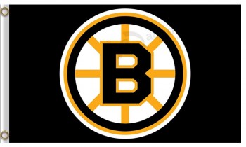 Custom high-end NHL Boston Bruins 3'x5' polyester flags capital B