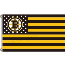 Benutzerdefinierte hoch-End nhl boston bruins 3'x5 'polyester fahnen stars and stripes