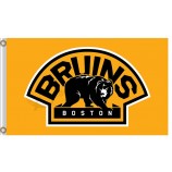 Benutzerdefinierte hoch-Ende nhl boston bruins 3'x5 'Polyesterflaggen