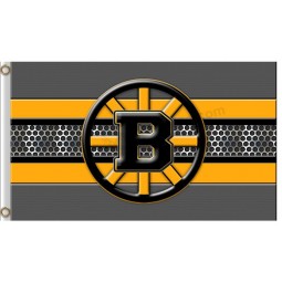 Benutzerdefinierte hoch-End nhl boston bruins 3'x5 'polyester flagge b neues design