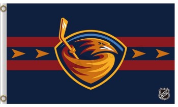 맞춤형 높이-End nhl atlanta thrashers 3'x5 '폴리 에스테르 플래그