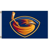 맞춤형 높이-엔드 nhl atlanta thrashers 3'x5 '폴리 에스테르 플래그 클래식 로고