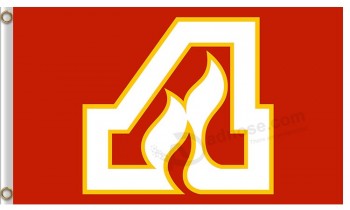 Alto personalizzato-Logo flag di poliestere 3'x5 'di fine nhl atlanta thrashers