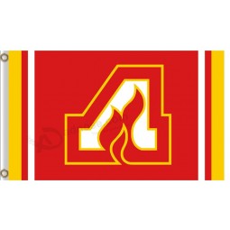 Großhandel benutzerdefinierte hoch-End nhl atlanta thrashers 3'x5 'Polyester Fahnen Spalte Streifen