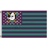 Großhandel benutzerdefinierte hoch-End Nhl Anaheim Enten 3'x5 'Polyester Fahnen Sternenbanner