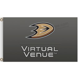 Großhandel benutzerdefinierte hoch-End nhl anaheim ducks 3'x5 'Polyester Flaggen virtuellen Veranstaltungsort