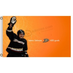 Großhandel benutzerdefinierte hoch-End Nhl Anaheim Enten 3'x5 'Polyester Fahnen