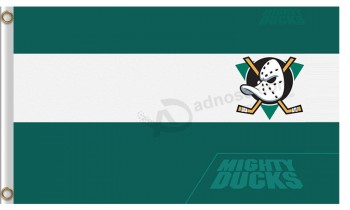 Wholesale custom high-end NHL Anaheim Ducks 3'x5' polyester flags mighty ducks