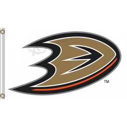 Nhl anaheim ducks 3'x5 'polyester fahnen große d logo weiße flagge
