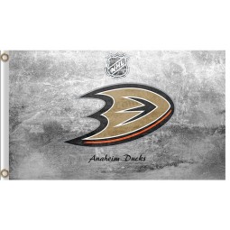 NHL Anaheim Ducks 3'x5' polyester flags ice background with your logo