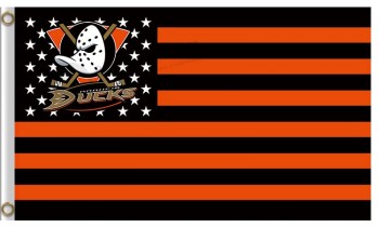 NHL Anaheim Ducks 3'x5' polyester flags stars and stripes with your logo