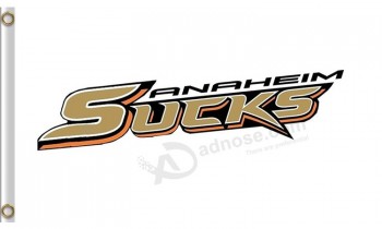 NHL Anaheim Ducks 3'x5' polyester flags sucks with your logo
