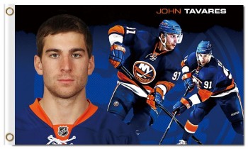 Wholesale custom cheap NHL New York Islanders 3'x5' polyester flags John Tavares