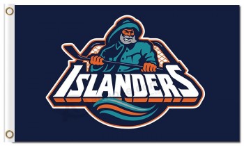 Wholesale custom cheap NHL New York Islanders 3'x5' polyester flags islanders