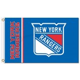 Großhandelskunden preiswerte nhl New York Ranger 3'x5 'Polyester kennzeichnet einen Seitemannschaftsnamen