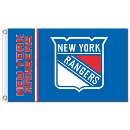 Wholesale custom cheap NHL New York Rangers 3'x5' polyester flags one side team name