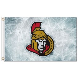 Nhl Ottawa Senatoren 3'x5 'Polyester Flaggen Eis Hintergrund
