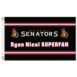Nhl Ottawa Senatoren 3'x5 'Polyester Fahnen Ryan Nicol Superfan