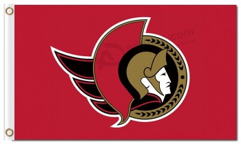 Nhl渥太华参议员3'x5'聚酯旗帜标志