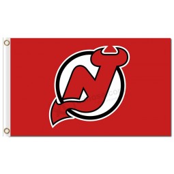NHL New Jersey Teufel 3'x5 'Polyester Flaggen Logo