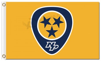 Nhl Nashville Räuber 3'x5 'Polyester Fahnen gelb