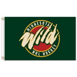 NHL Minnesota Wild 3'x5' polyester flags NHL Hockey