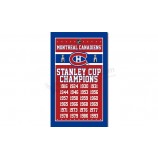 Nhl montreal canadiens 3'x5 'polyester fahne champions jahre