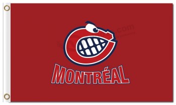 Nhl蒙特利尔加拿大人队3'x5'聚酯旗帜蒙特利尔