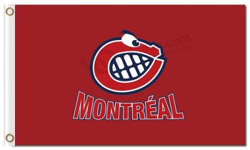 Nhl montreal canadiens 3'x5 '폴리 에스테르 플래그 몬트리올