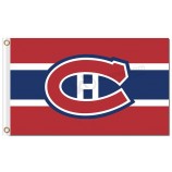 Nhl Montreal Canadiens 3'x5 'Polyester Flaggen Logo mit Streifen