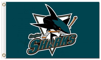 Nhl san jose sharks 3'x5 'bandiere in poliestere