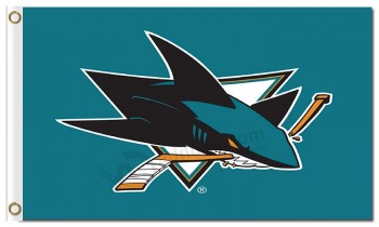 Nhl san jose sharks 3'x5'聚酯旗帜标志