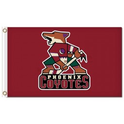 Nhl phoenix coyotes 3'x5 'polyester fahnen brüllEndeen kojoten
