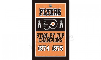 Nhl费城传单3'x5'聚酯旗帜斯坦利杯冠军